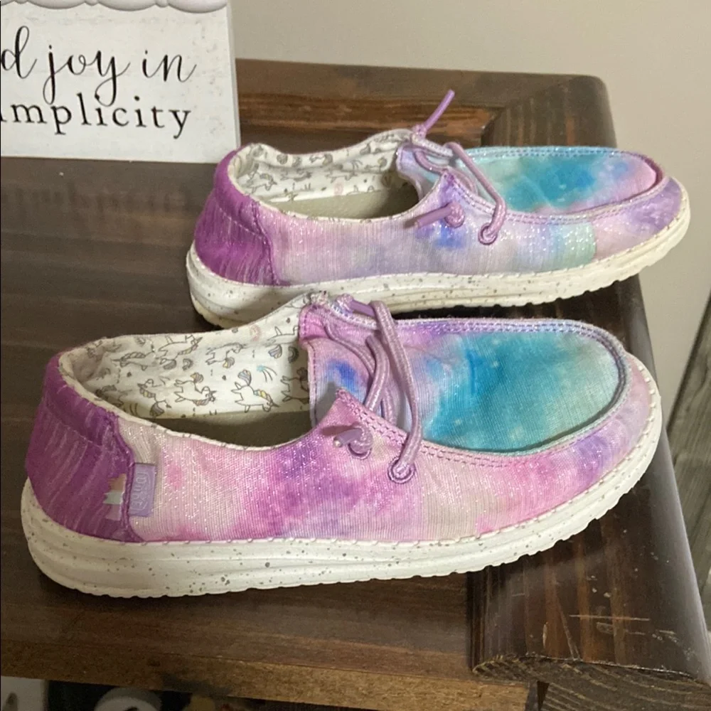 Kids Tie-Dye Slip-On Shoes
